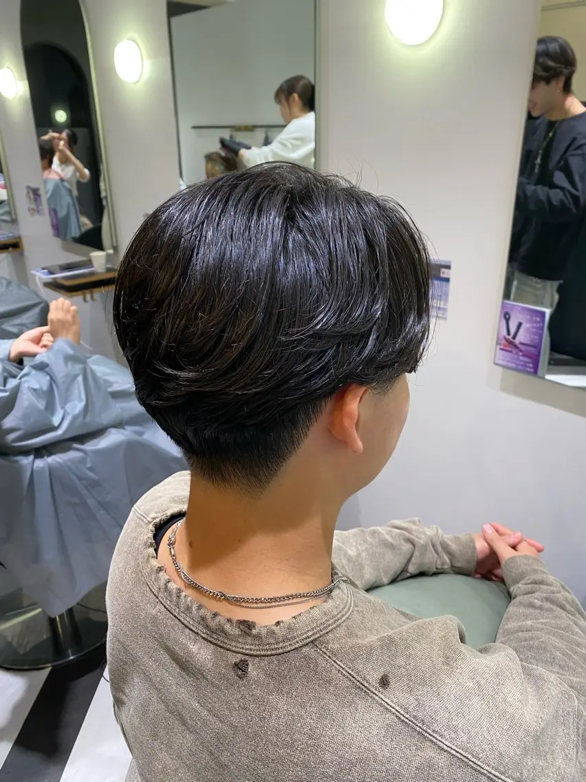ショート パーマ メンズ メンズパーマ カット パーマ ヘアセット メンズ指名NO.1/ 原崎 元希のヘアスタイル