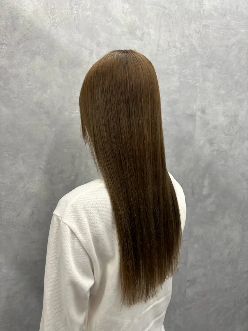 ロング カット ヘアカラー トリートメント NUMBER 天王寺YUYAのヘアスタイル