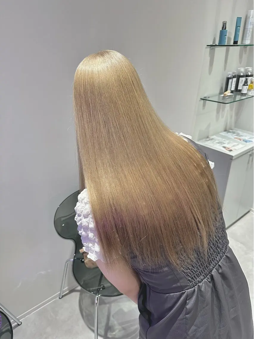 ［学割U24🌸新生活応援キャンペーン🌸］ダブルカラー(ブリーチ1回)＋トリートメント¥17900→¥9900 渋谷の写真