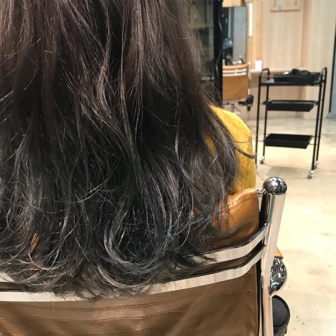 セミロング カラー アッシュ グラデーションカラー シルバー シルバーアッシュ 髪質改善🌟 TAKERUのヘアスタイル