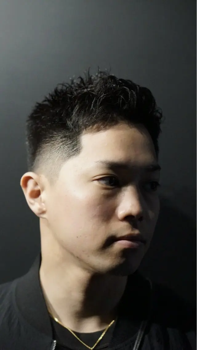 ベリーショート　カット➕セットの写真