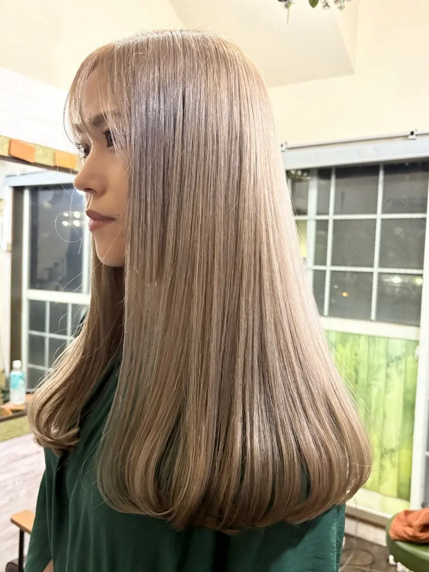 ミディアム カラー 渡辺 健太のヘアスタイル