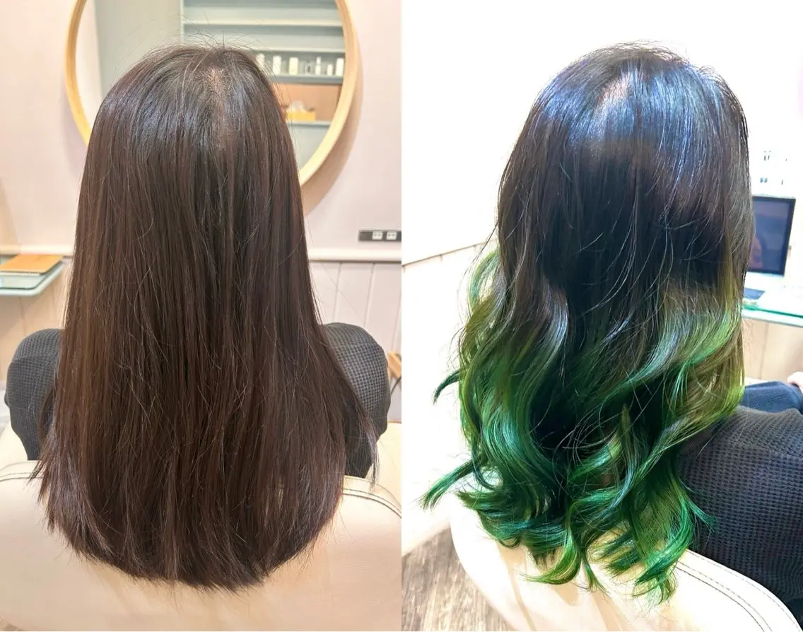 セミロング カラー ヘアカラー ✨メテオ　髪質改善✨ シバタのヘアスタイル