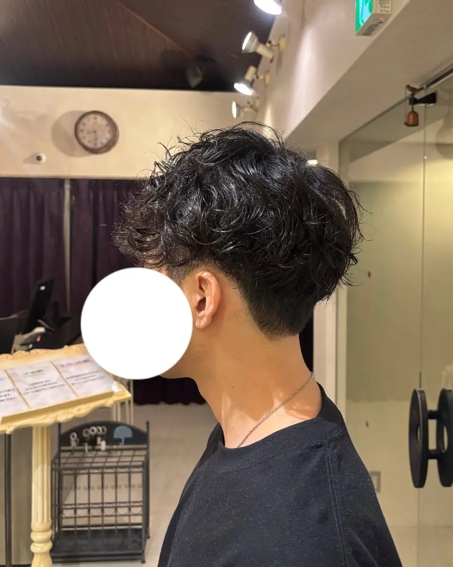 メンズ メンズパーマ Rudder 牛嶋のヘアスタイル