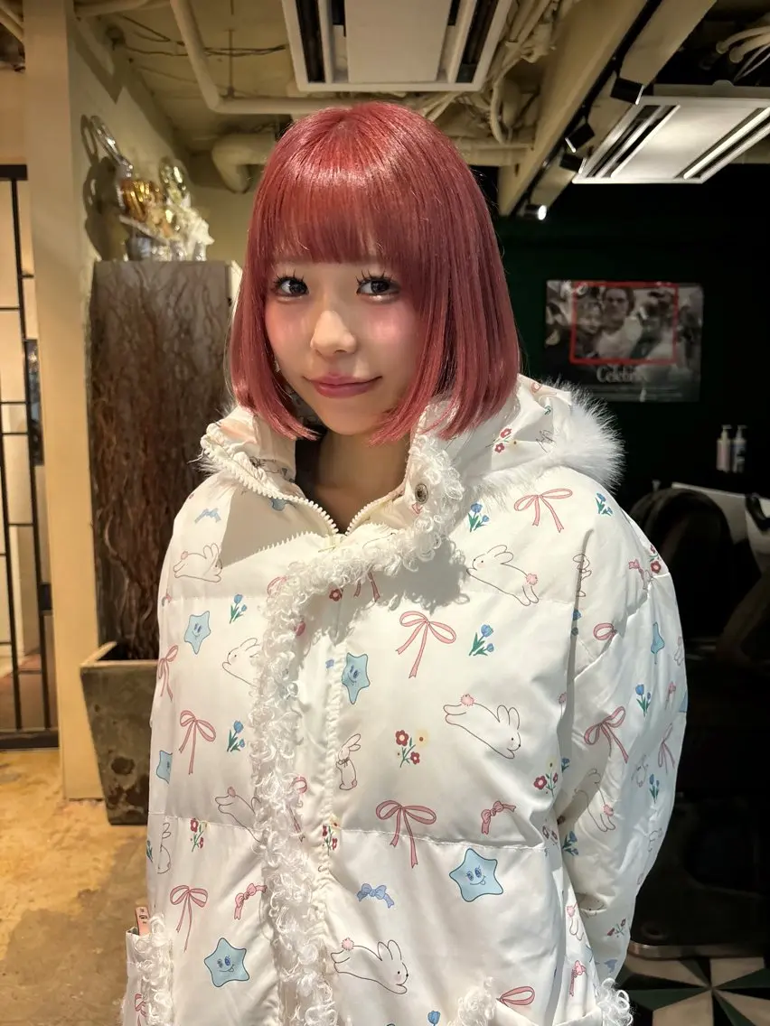 ショート カラー ヘアカラー ブリーチ/エクステ はしもと そな🫧のヘアスタイル