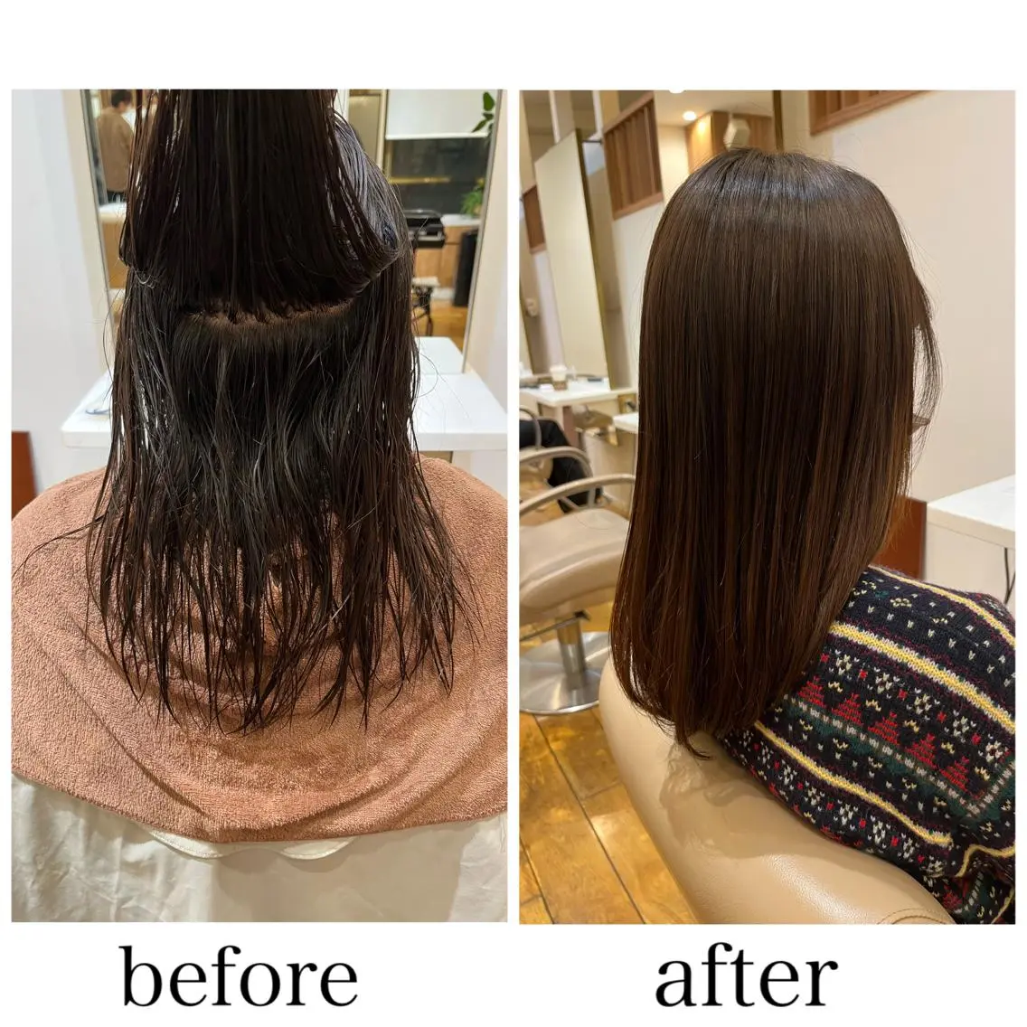 セミロング パーマ 門崎未依/レイヤー/ メンズカット🪿🌼のヘアスタイル