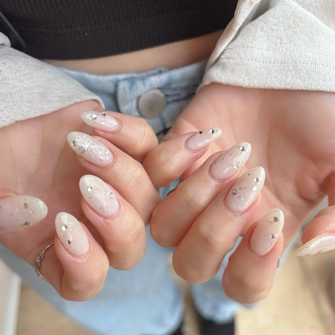 ネイル ブライダルネイル ハンドネイル nails 🎀meのネイルデザイン
