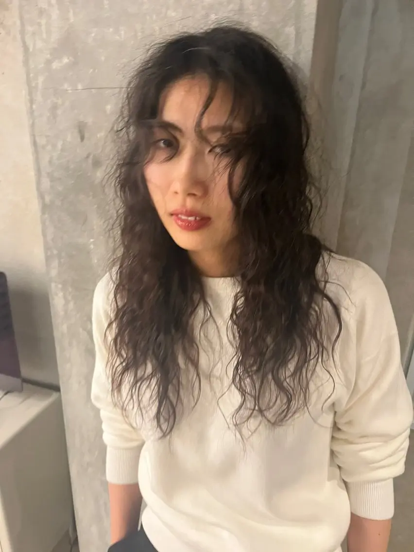 ロング パーマ パーマ kaede☺︎ 学芸大学のヘアスタイル