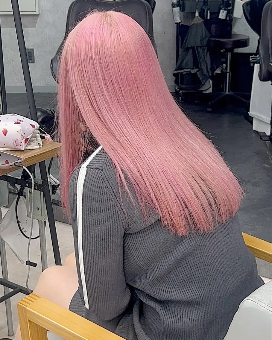 ロング カラー カット ヘアカラー トリートメント 💕ブリーチ/ヘアメ 🎀YUUKAのヘアスタイル