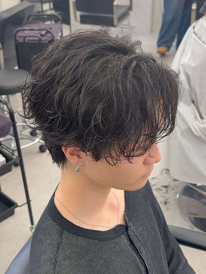 ショート カット パーマ 齊藤 大地のヘアスタイル