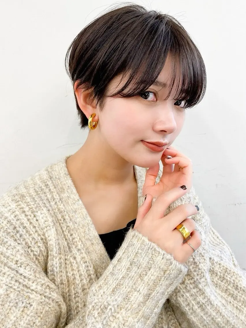 ショート 岸 優貴のヘアスタイル