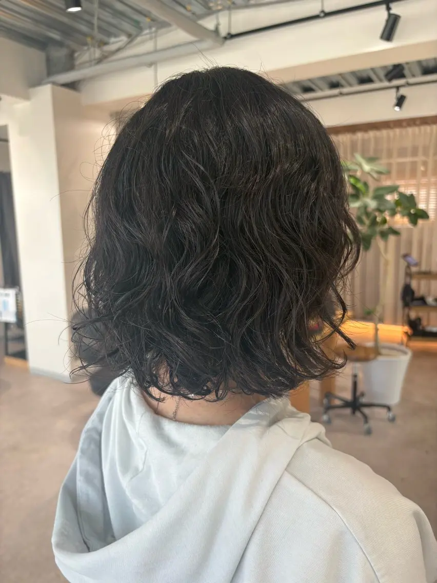 ショート パーマ カット パーマ aina / n.w.hのヘアスタイル