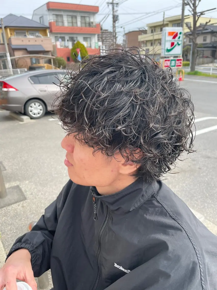 メンズ メンズパーマ 北村 勇樹のヘアスタイル