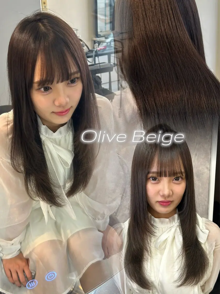 カラー ヘアカラー トリートメント 透明感カラー🍯 髪質改善🫧 野々愛のヘアスタイル