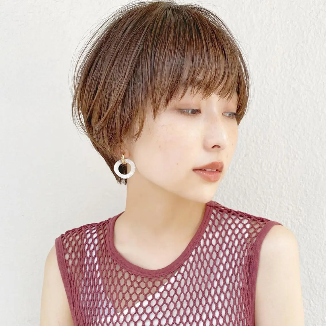 ショート カラー パーマ KONOMI スタイリストのヘアスタイル