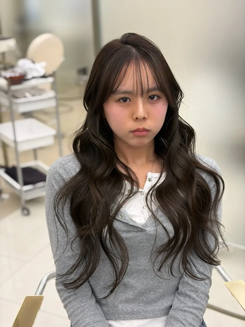 【7月20日限定U25】🤍韓国風巻き髪スタイリングモデル様募集🤍(シャンプーブロートリートメント付き🧴🫧)の写真