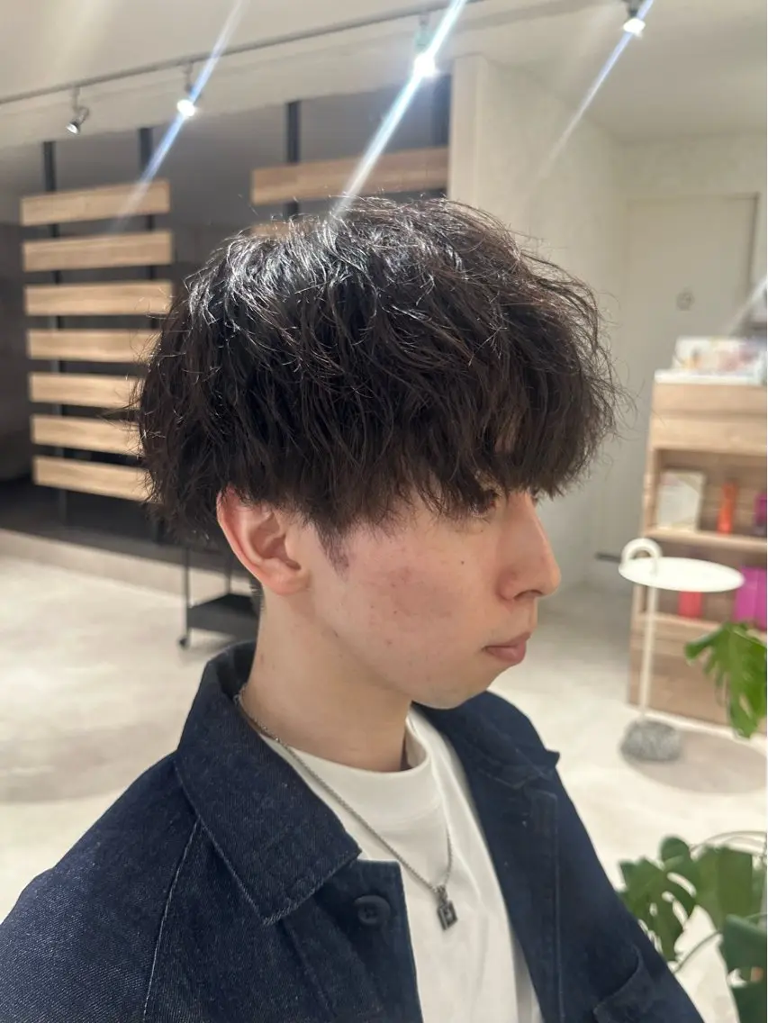 【🌟新規/メンズ限定🌟】メンズパーマ+特殊パーマ+CMCトリートメント👕の写真