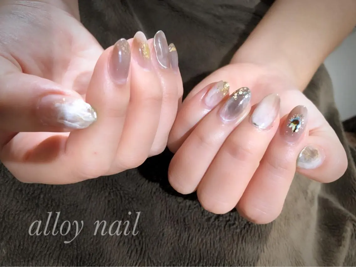 ネイル ハンドネイル alloy nailのネイルデザイン