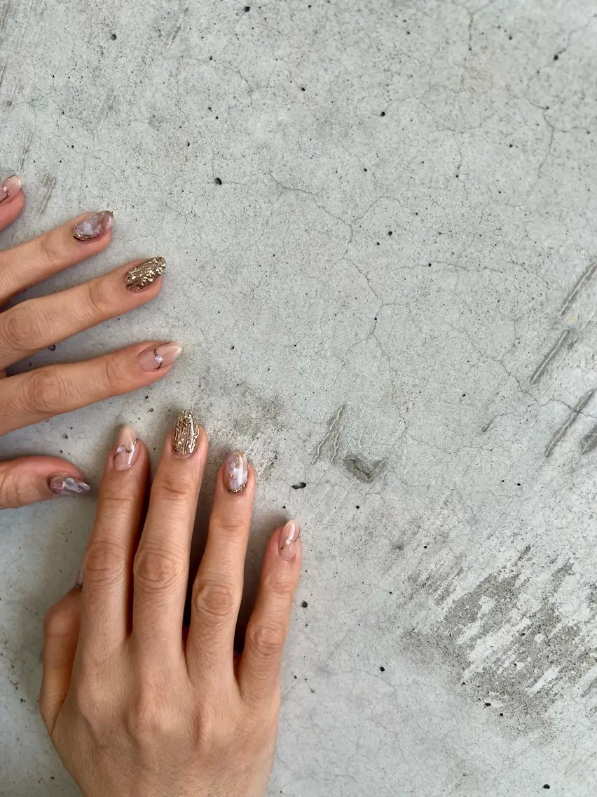 ネイル 持ち込み ニュアンスネイル ハンドネイル ハンドケア Charme. NOBUKOのネイルデザイン