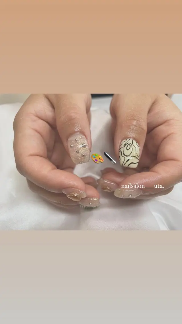 ネイル アートネイル 宮當 絵里果のネイルデザイン