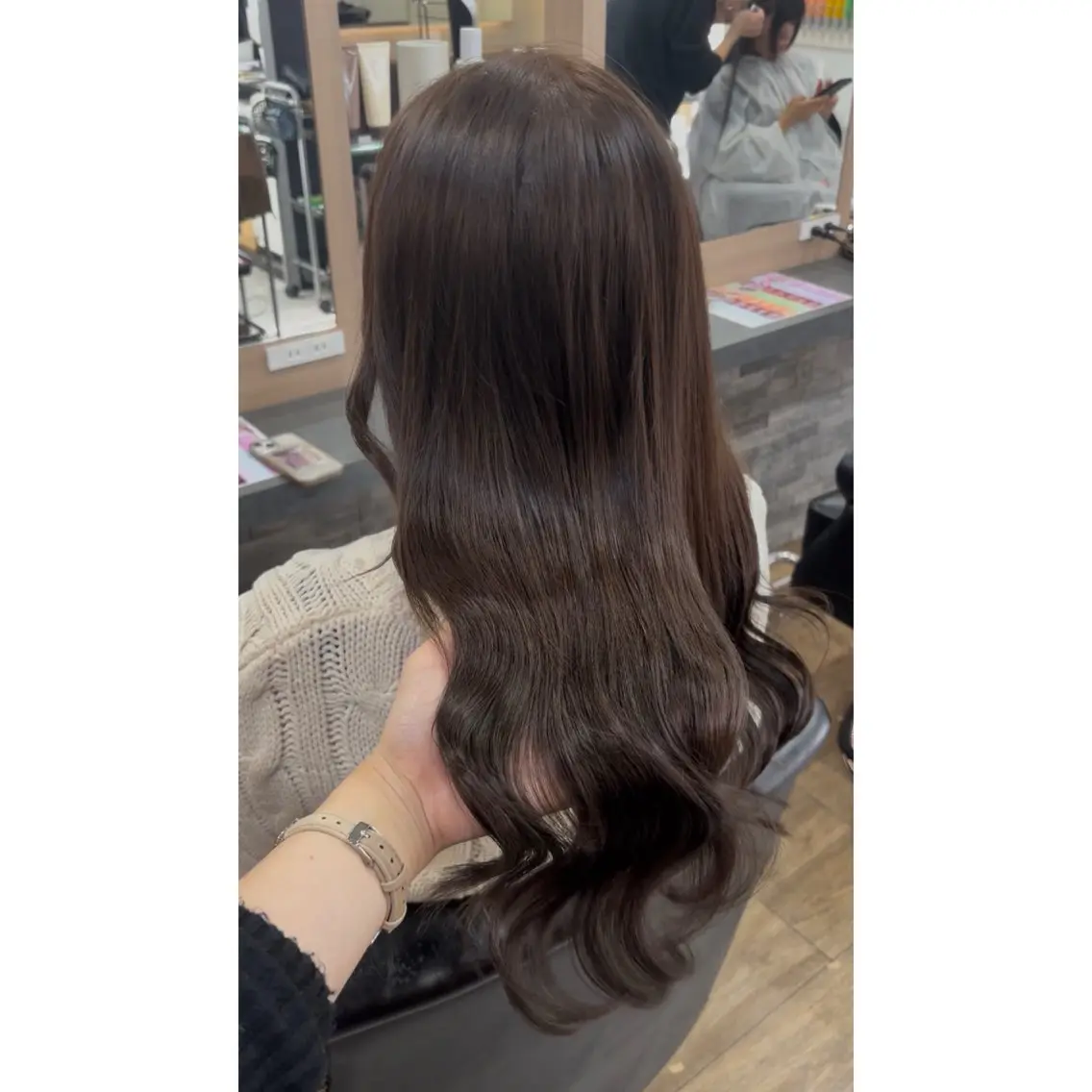 ロング ボブ エクステ 髪質改善 レイヤーカット ロング エクステ 横浜/エクステ特化× 艶カラー/あいかのヘアスタイル