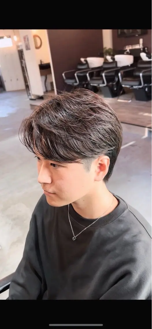 【練習モデル様限定】ニュアンスパーマ🌀#メンズパーマ#ニュアンスパーマ#メンズサロン#町田美容室#メンズカットの写真