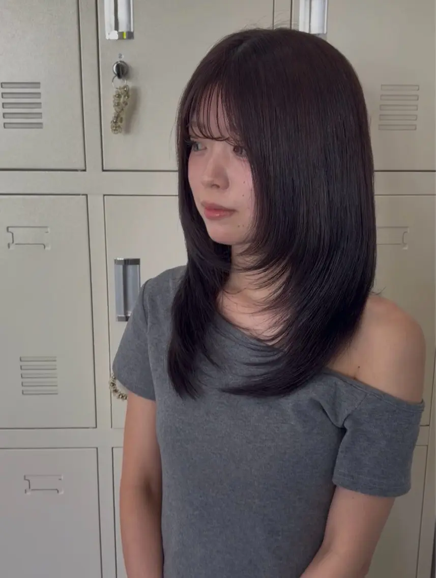 ミディアム ヘアカラー トリートメント début 【ももか】のヘアスタイル