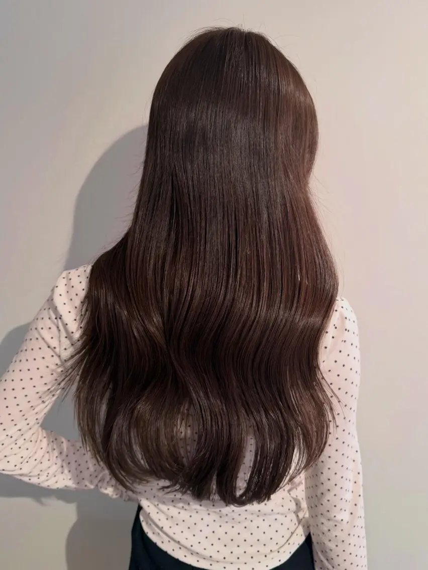ロング カラー ヘアカラー knock な お 烏丸御池のヘアスタイル