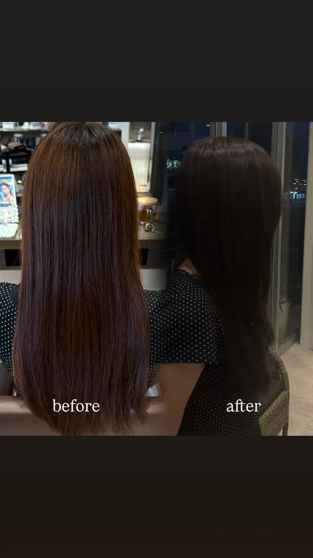カラー グレージュ ミント 宮下 紗歩のヘアスタイル
