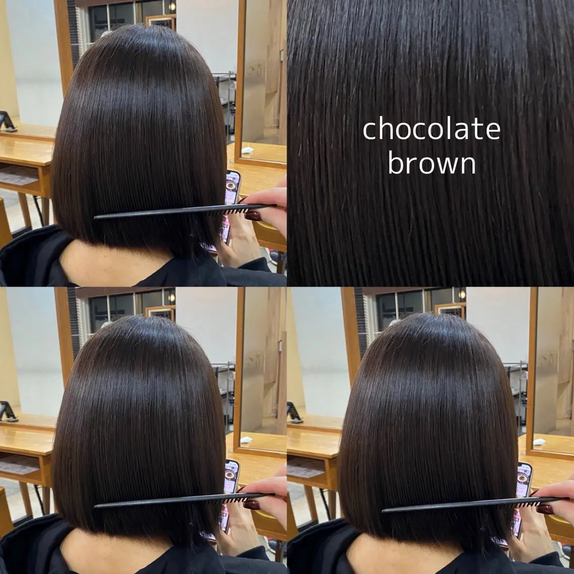 ショート カラー ブラウンカラー チョコレートブラウン カット ヘアカラー トリートメント 暖色/ブラウン/ 透明感/ゆうかのヘアスタイル