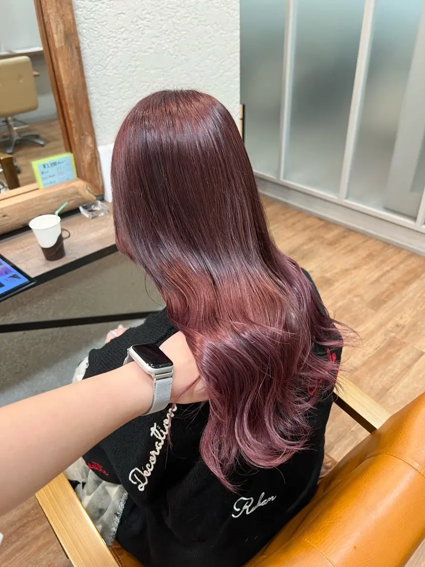 ロング カラー ヘアカラー きむら なみか🪐のヘアスタイル