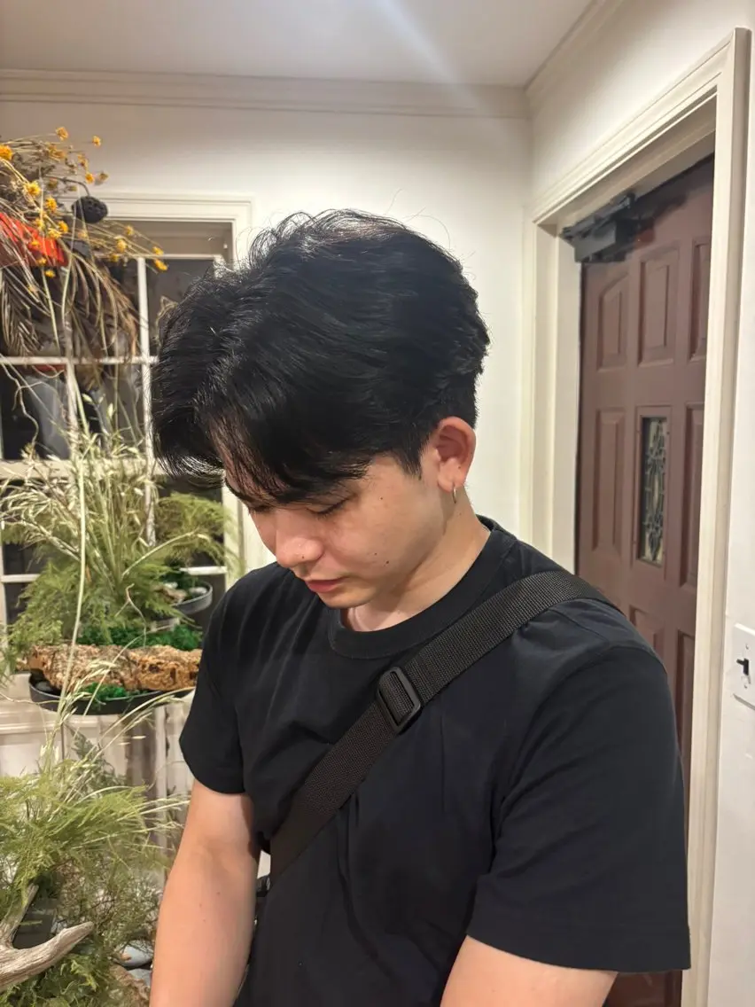 カラー メンズ 管原 空和のヘアスタイル