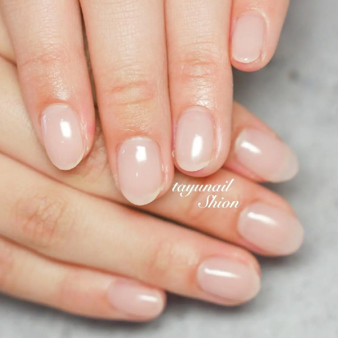 ネイル ブルー ジェルネイル ワンカラーネイル パラジェル 春ネイル ネイルサロン 【たゆnail】のネイルデザイン