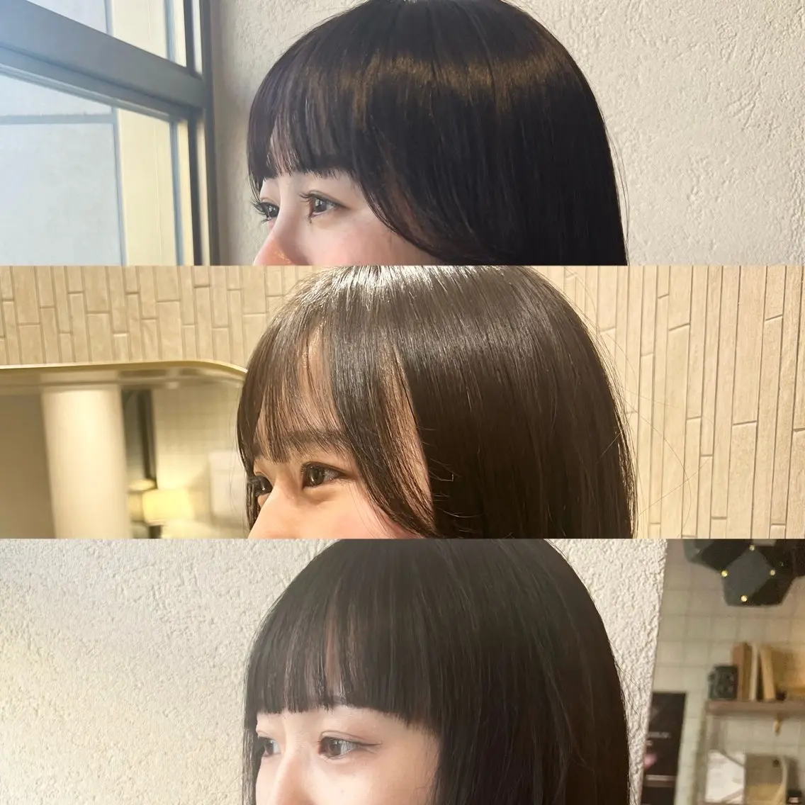 ミディアム カット トリートメント Aya/四条烏丸/ 酸性ストレートのヘアスタイル