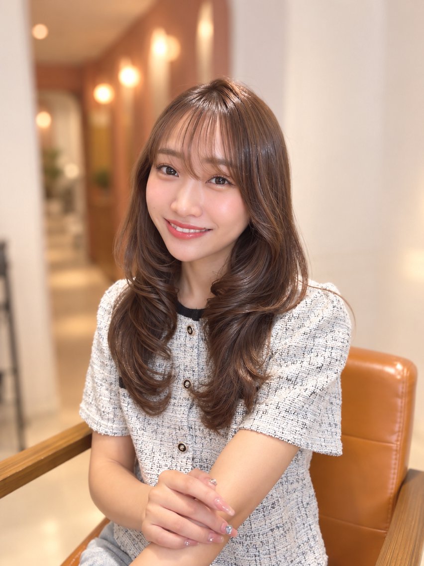 ミディアム 美髪艶カラー🌸 迷ったらここ浦和駅前のヘアスタイル