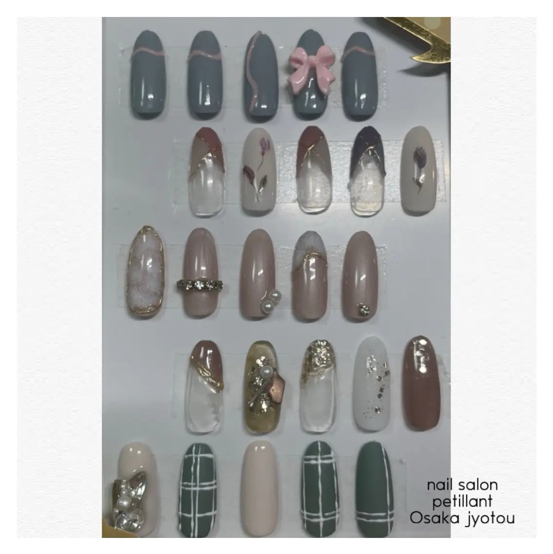 ネイル 春ネイル バレンタイン nail salon petillantのネイルデザイン