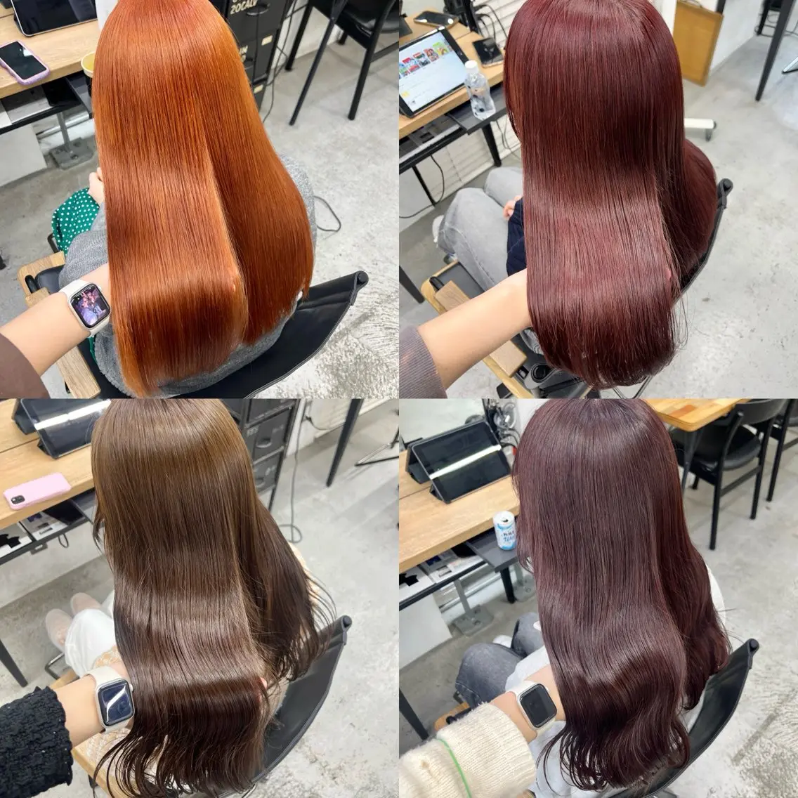 ロング ヘアカラー 暖色カラー/レイヤー カット☁️MEI☁️のヘアスタイル