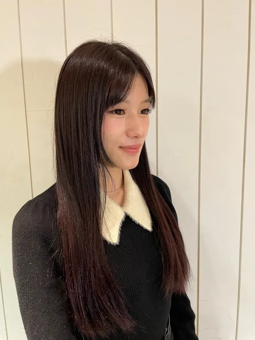 セミロング カラー ショートカット♡YU KI♡のヘアスタイル