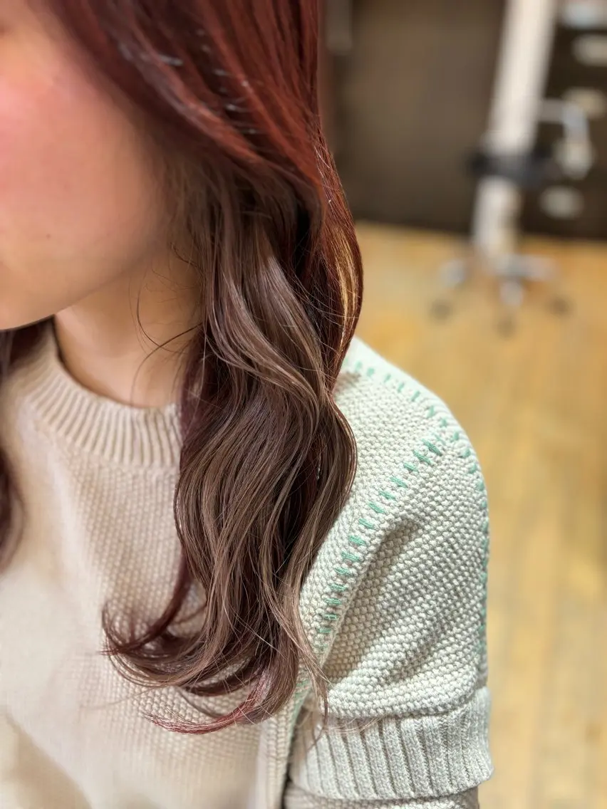 カラー 優子/ 似合わせカットカラーのヘアスタイル