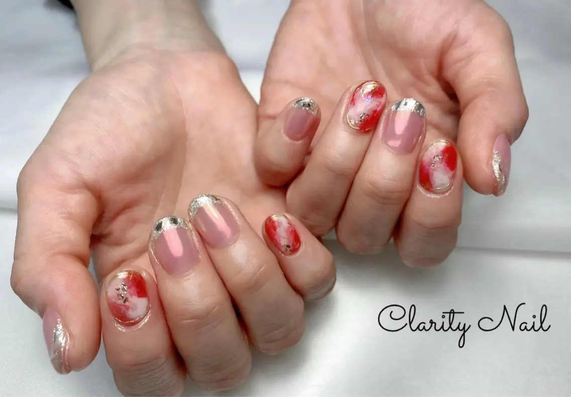 ネイル アートネイル 持ち込み ハンドネイル Clarity Nailのネイルデザイン