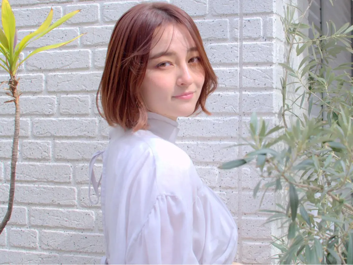 ミディアム カラー指名No.1 土井新治❄️のヘアスタイル
