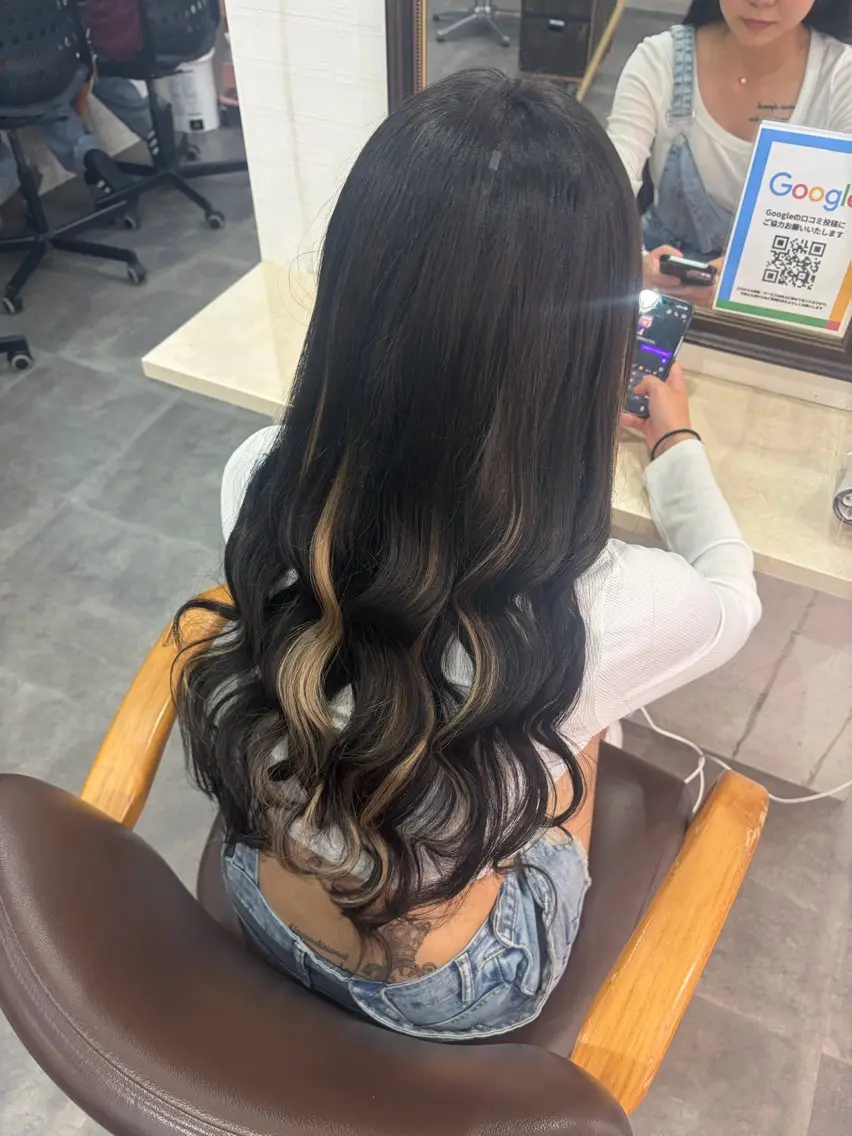 🎀ワンカラー+エクステ60枚🎀✨【レミーヘア】の写真
