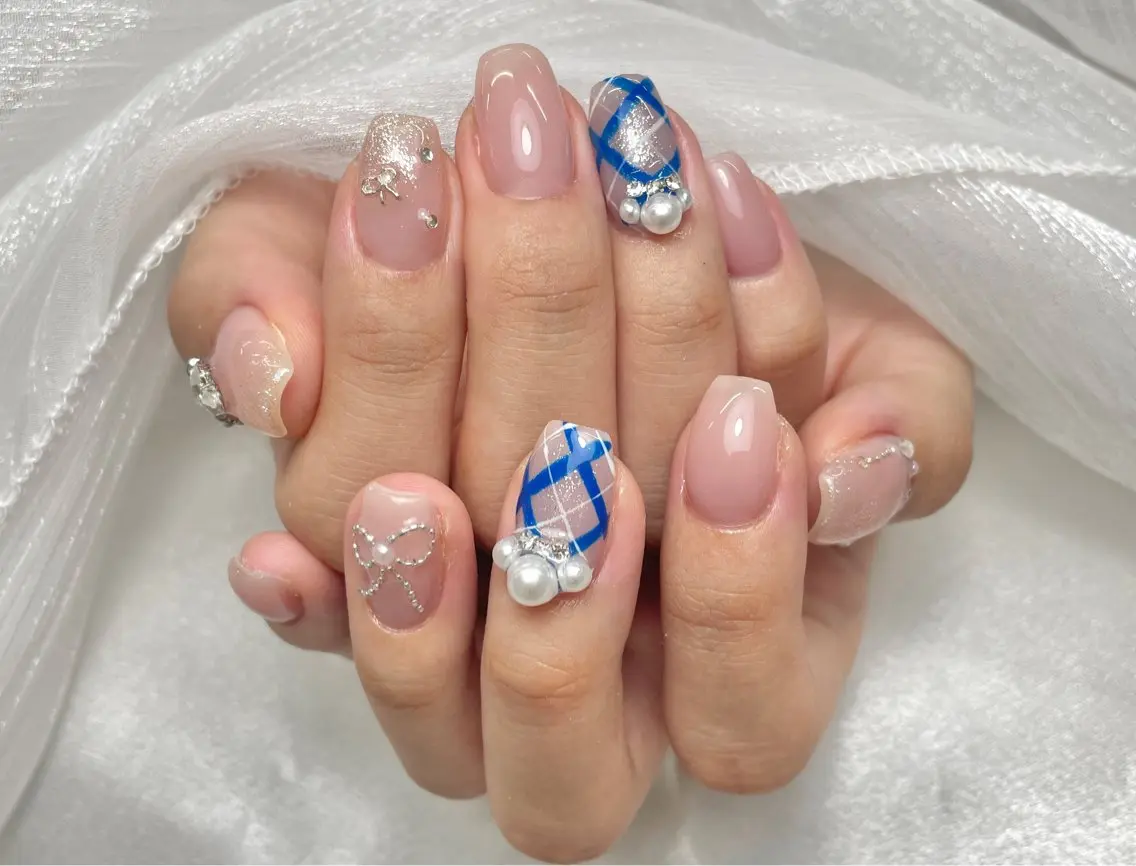ネイル 持ち込み 夏 目のネイルデザイン