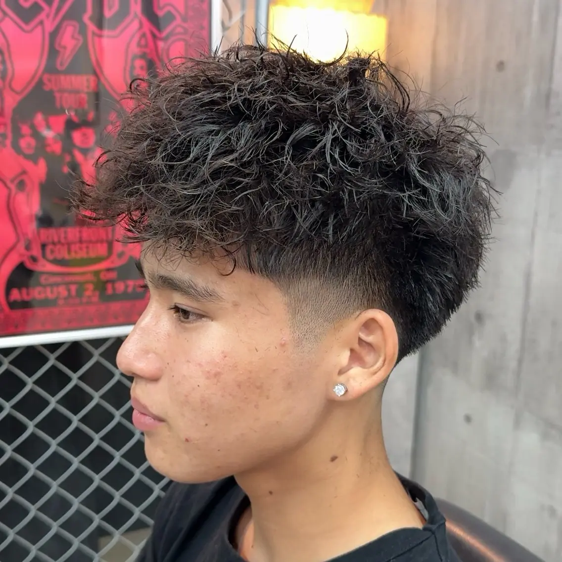 ショート パーマ メンズ メンズ専門🥸 フェード特化 涼太のヘアスタイル