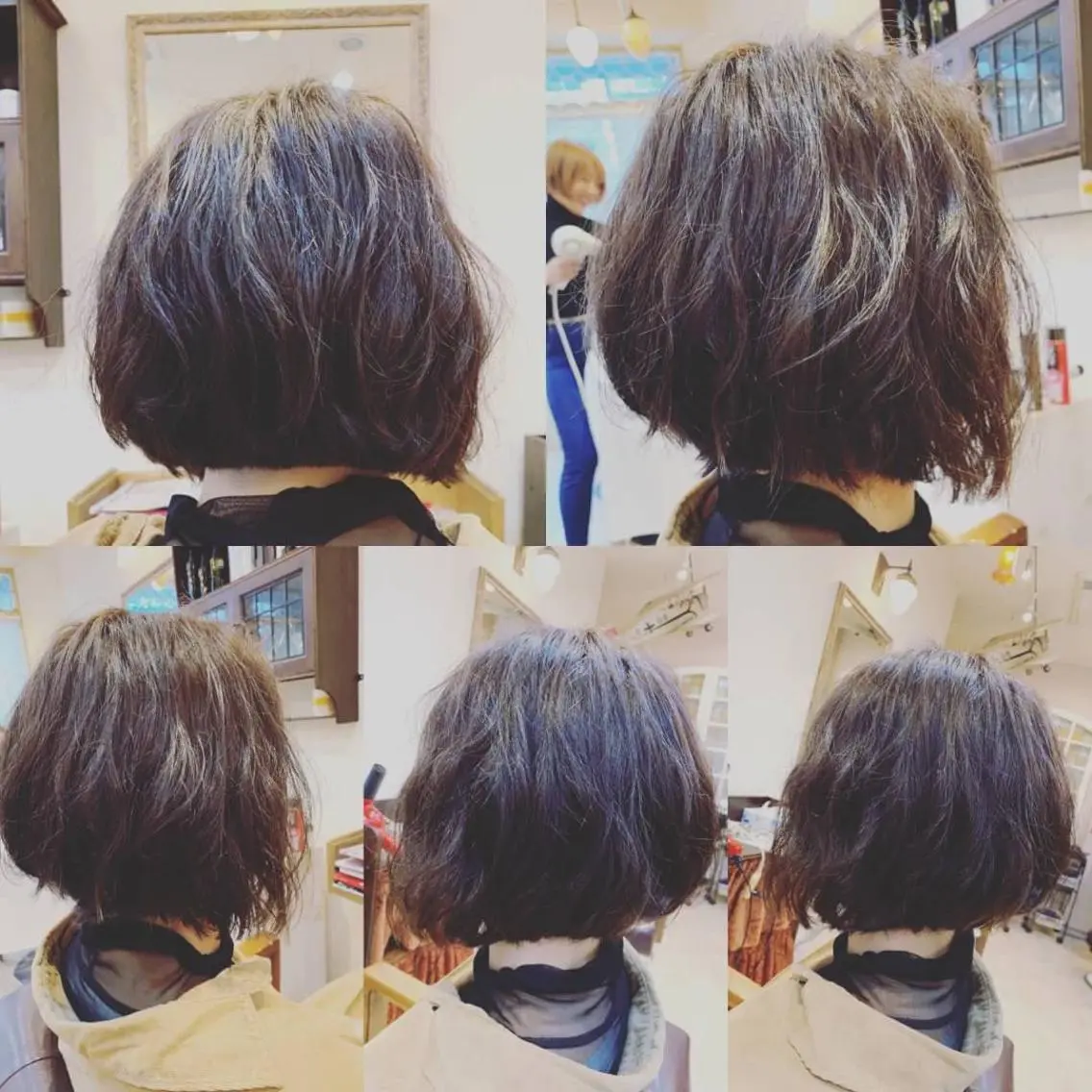 ショート カラー パーマ 佐藤 俊夫のヘアスタイル