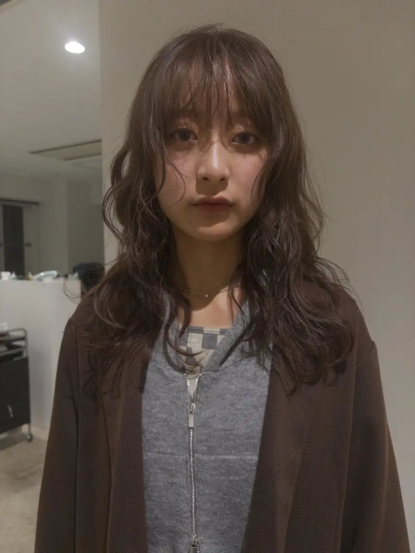 ロング 奥野 涼香のヘアスタイル