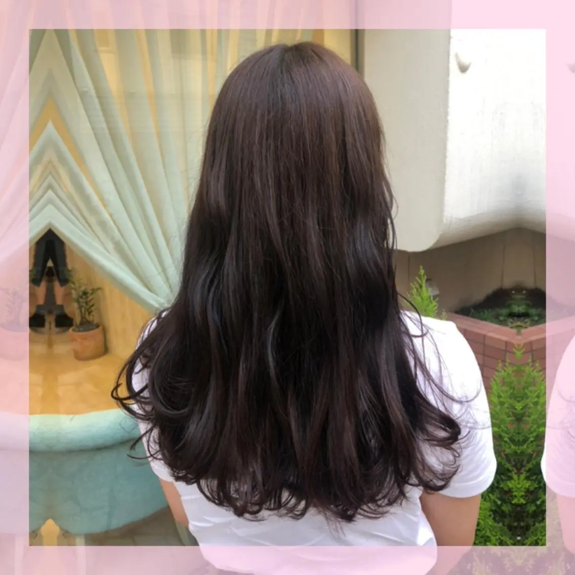 ロング カラー 🍒前川 🍒のヘアスタイル