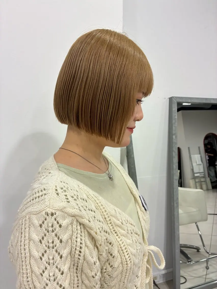 ショート ボブ ショートヘア カット 村瀬 晴飛のヘアスタイル