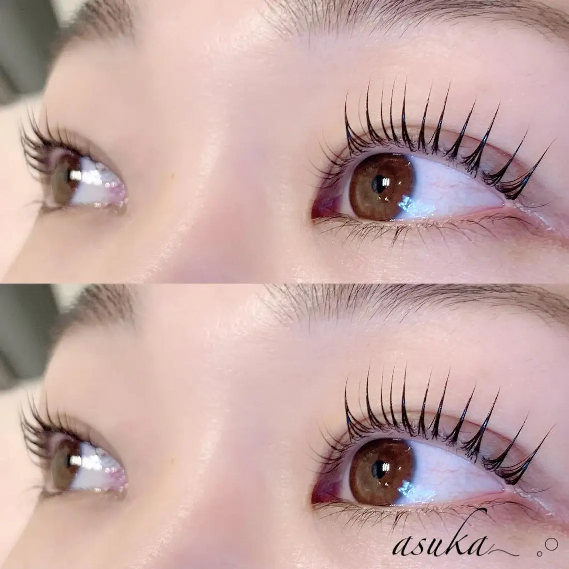 マツエク・マツパ パリジェンヌラッシュリフト brow&lash WAVEのマツエク・マツパデザイン