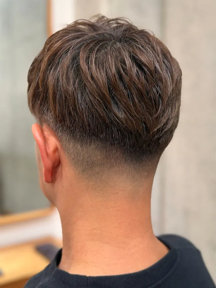 ショート メンズ フェードカット メンズパーマ 刈り上げ 表参道/フェード メンズ特化/石原旭人のヘアスタイル